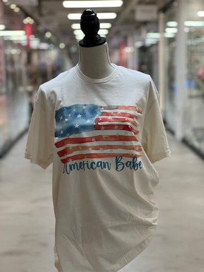 American Babe Tee by Malibu Hippie on Synergy Marketplace