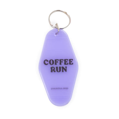 Coffee Run Keychain by Mary Kathryn Design on Synergy Marketplace