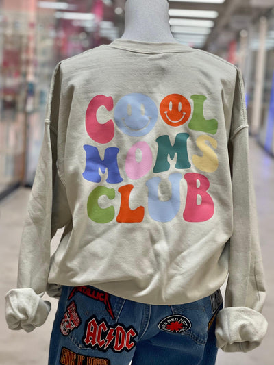 Cool Moms Club Sweatshirt by Malibu Hippie on Synergy Marketplace