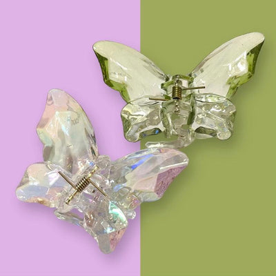 Gem Cut Butterfly Hair Clips by Sonder on Synergy Marketplace