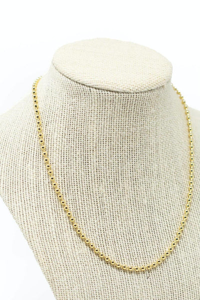 Gold Beaded Ball Chain by Mary Kathryn Design on Synergy Marketplace