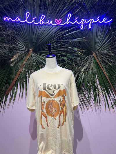 Leo Zodiac Tee by Malibu Hippie on Synergy Marketplace