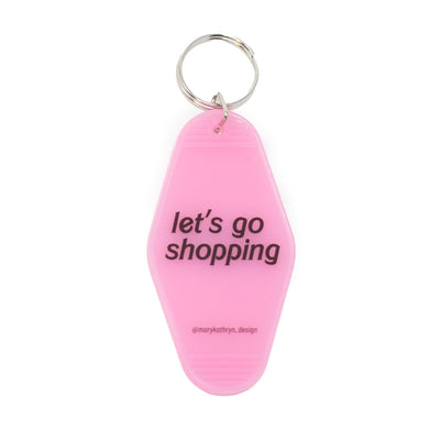 Let's Go Shopping Keychain by Mary Kathryn Design on Synergy Marketplace