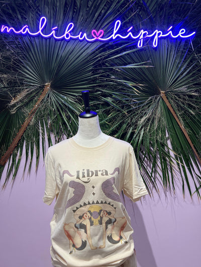 Libra Zodiac Tee by Malibu Hippie on Synergy Marketplace