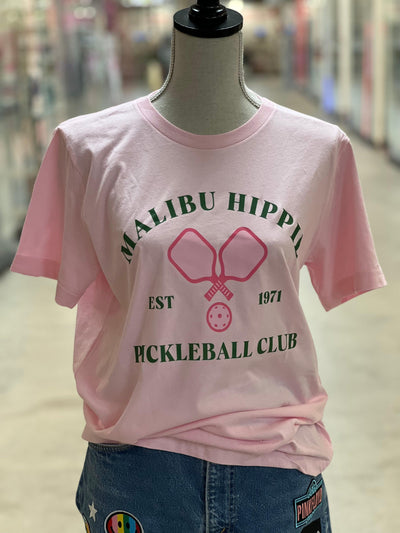 Malibu Hippie Pickeball Club Tee by Malibu Hippie on Synergy Marketplace