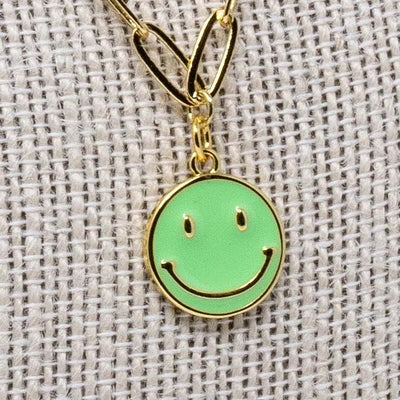 Smiley Face Necklace by Mary Kathryn Design on Synergy Marketplace
