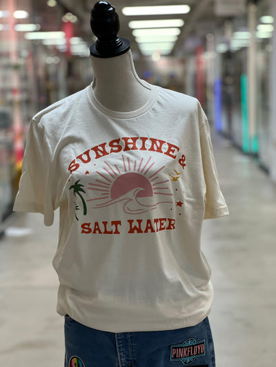 Sunshine & Salt Water Tee by Malibu Hippie on Synergy Marketplace