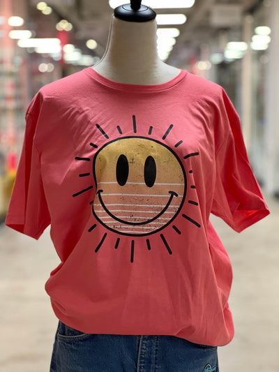 Sunshine Smiley Tee by Malibu Hippie on Synergy Marketplace