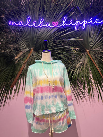 Tie Dye Shorts by Malibu Hippie on Synergy Marketplace