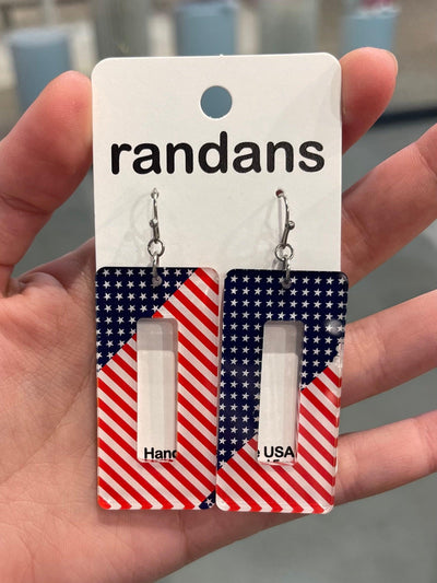 Flag Earrings by Randans on Synergy Marketplace