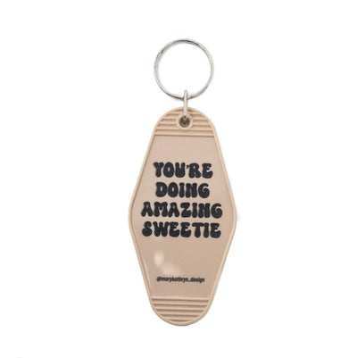 You’re Doing Amazing Sweetie Keychain by Mary Kathryn Design on Synergy Marketplace